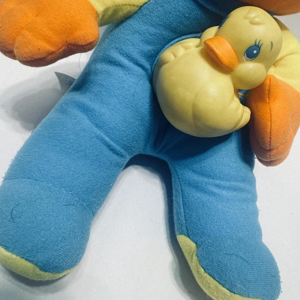 Vintage Beddy Bright Ernie Sesame Street Rubber Duckie Lights Up Playskool 1992